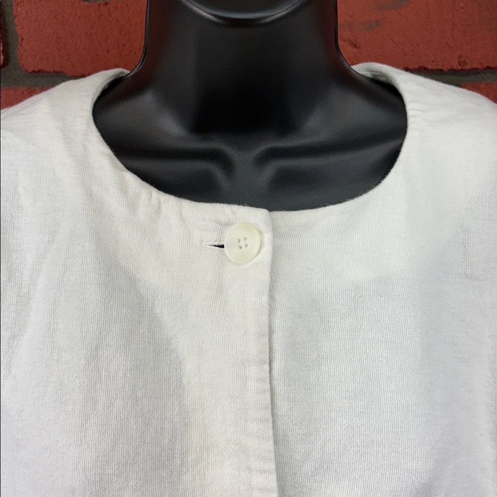 Pendleton Woman's Small White Button Down Top - C… - image 2